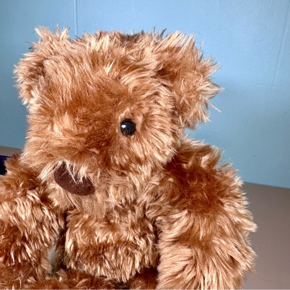 IKEA Brummig Bear HTF Plush Stuffed Animal 12” Embroidered Eyes - Picture 5 of 10